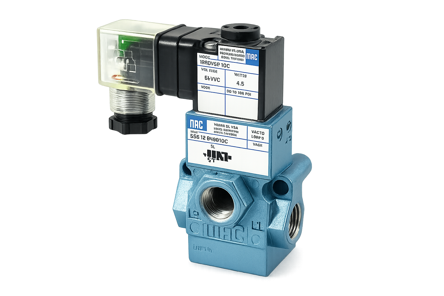 MAC Valves Solenoid Operated 3 Way