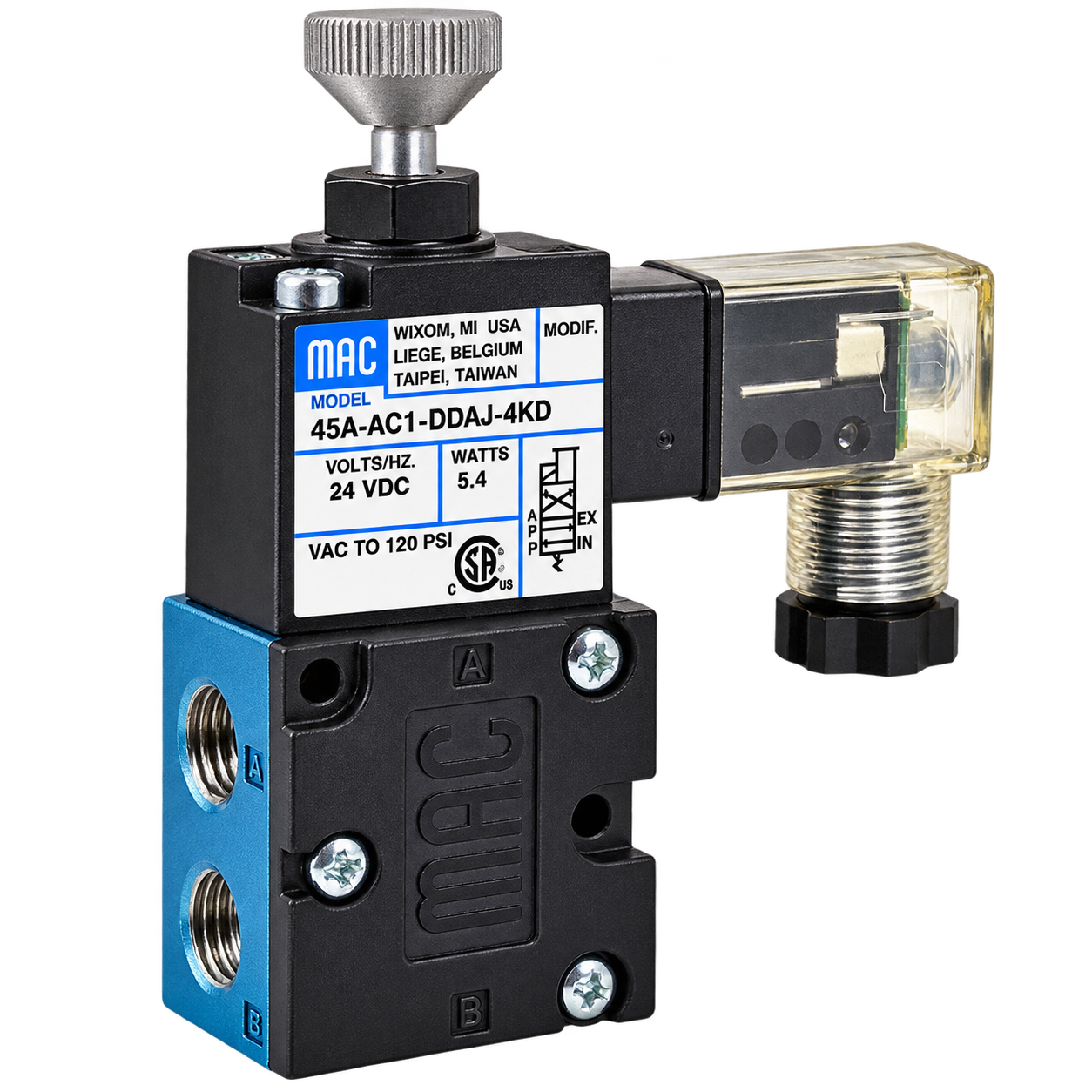 Solenoid Valve MAC 45 Series