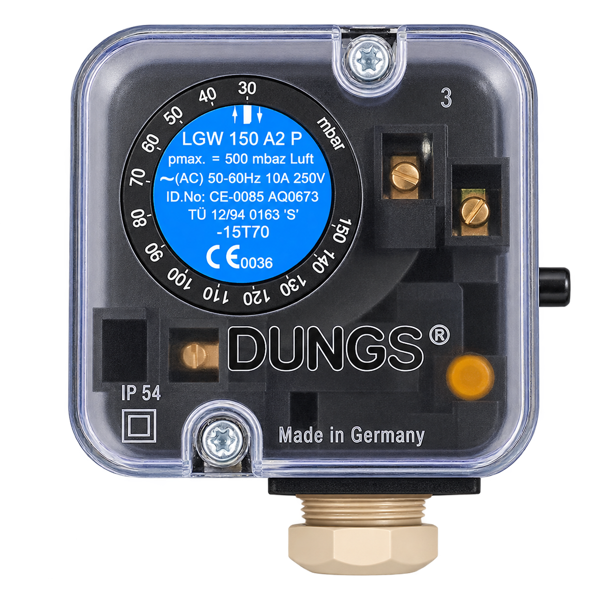DUNGS Pressure Switch LGW 150 A2P